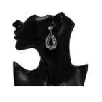 Chic Vintage Party-Wear Hanging Water Drop Crystal Earrings (Bali Bohemia Drop Dangle) Bollywood Style Jewelry | Earrings For Women