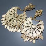 Vintage Gold Aztec Mexico Art Deco Filigree Calendar Chandelier Drop Bali Dance Dangle Earrings Jewelry Prom Catwalk Runway Gift | Chandelier Earrings