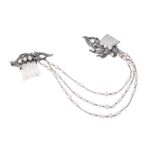 Simulated Pearls Multi-Layer Chain Hair Band for Women