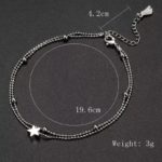 Star Beads Chain Anklet